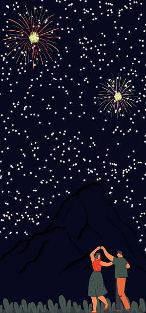 Couple Night Sky Wallpaper Dancing  - Alejandro117 / Pixabay